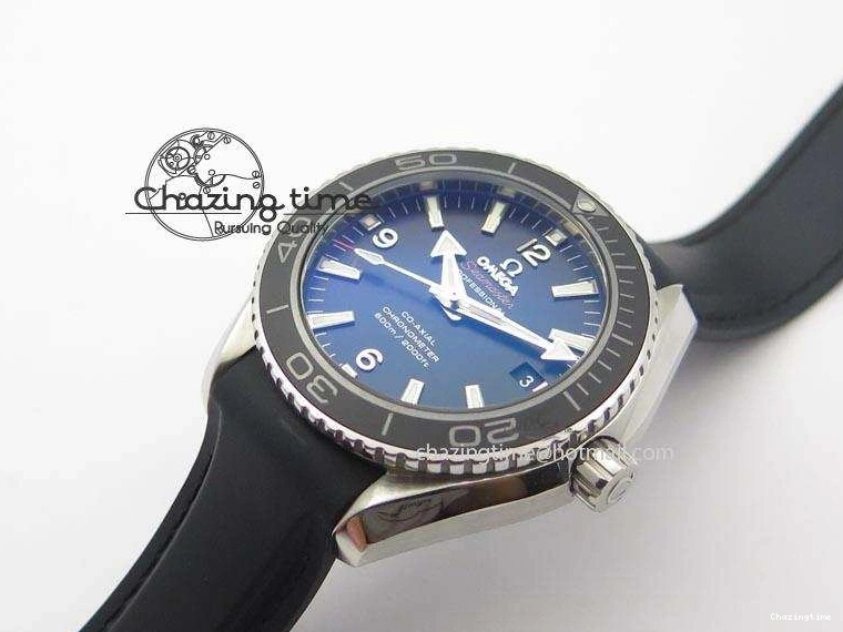 1218 Colorful Planet Ocean SS Bp Maker 45mm Black Bezel On Black Rubber Strap A 8219